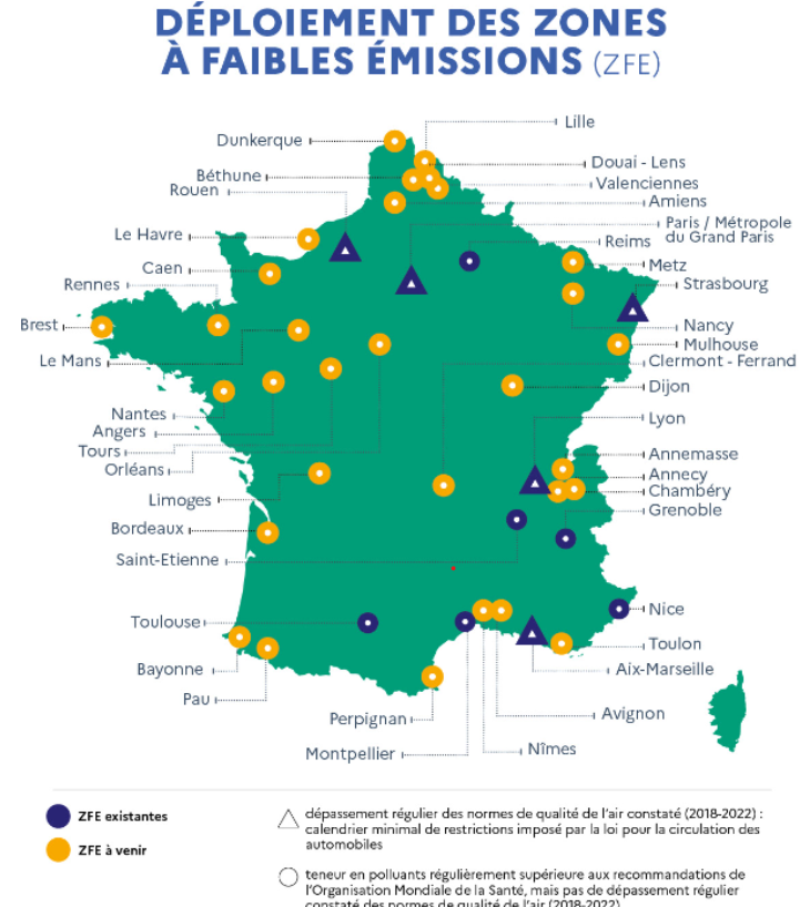 ZFE et voitures sans permis électriques