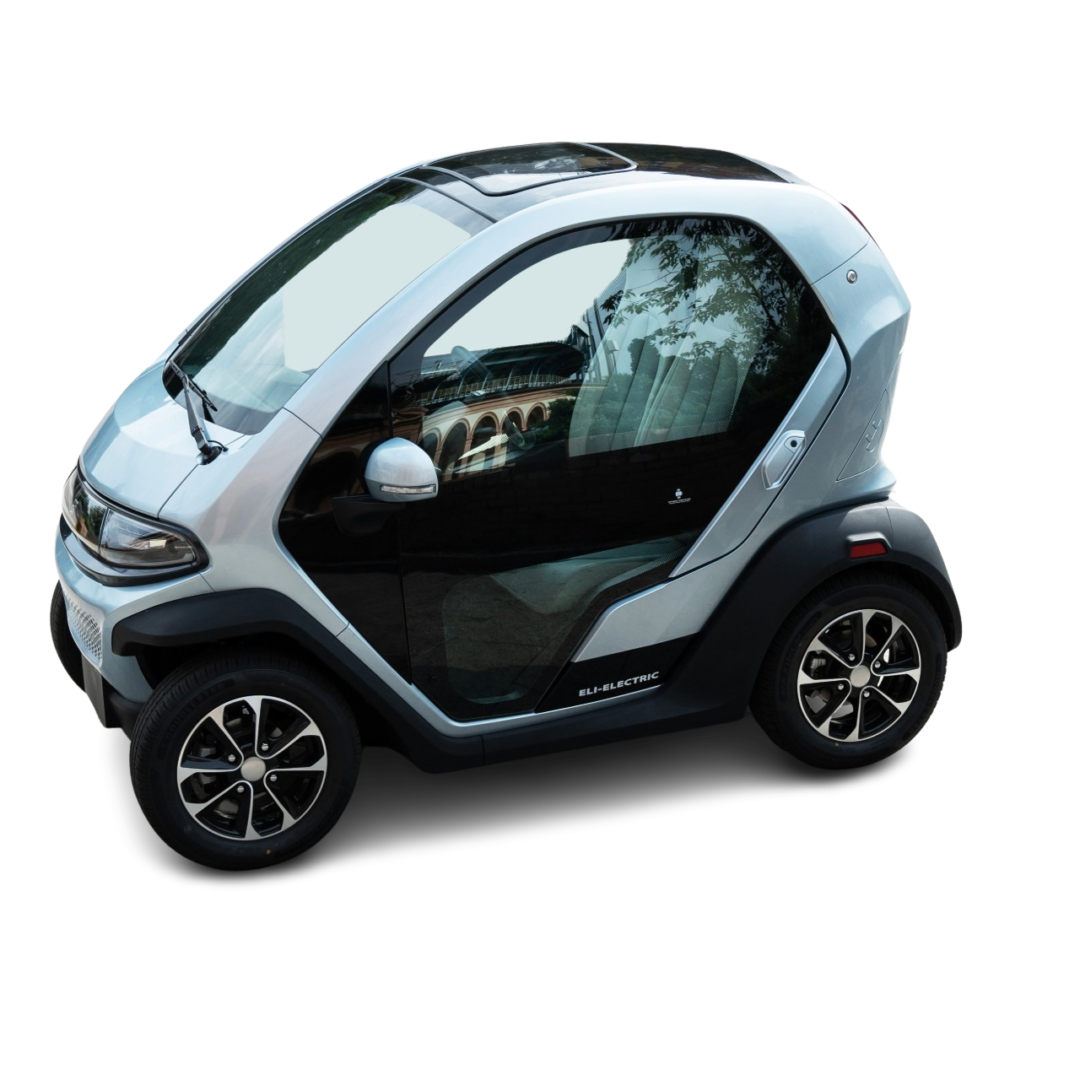 ELI Zéro Plus – voiture sans permis électrique – vue de trois quarts avant