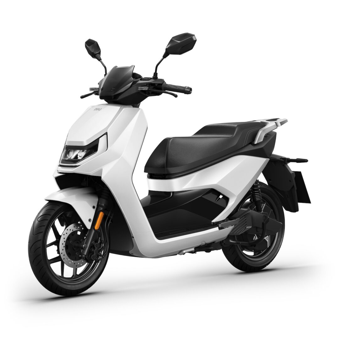 NIU FQI500 trois quart gauche blanc