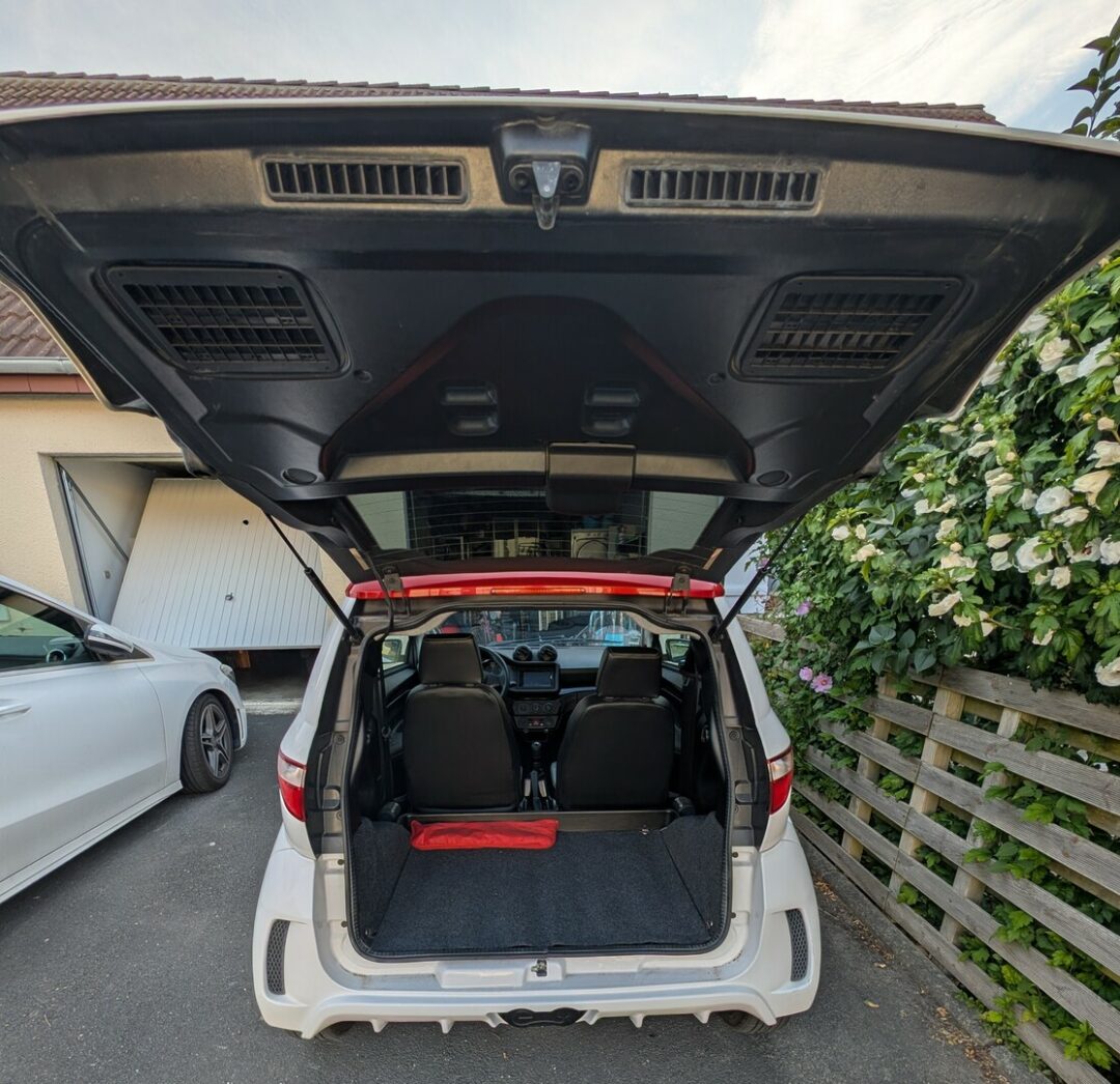 Aixam e city sport coffre