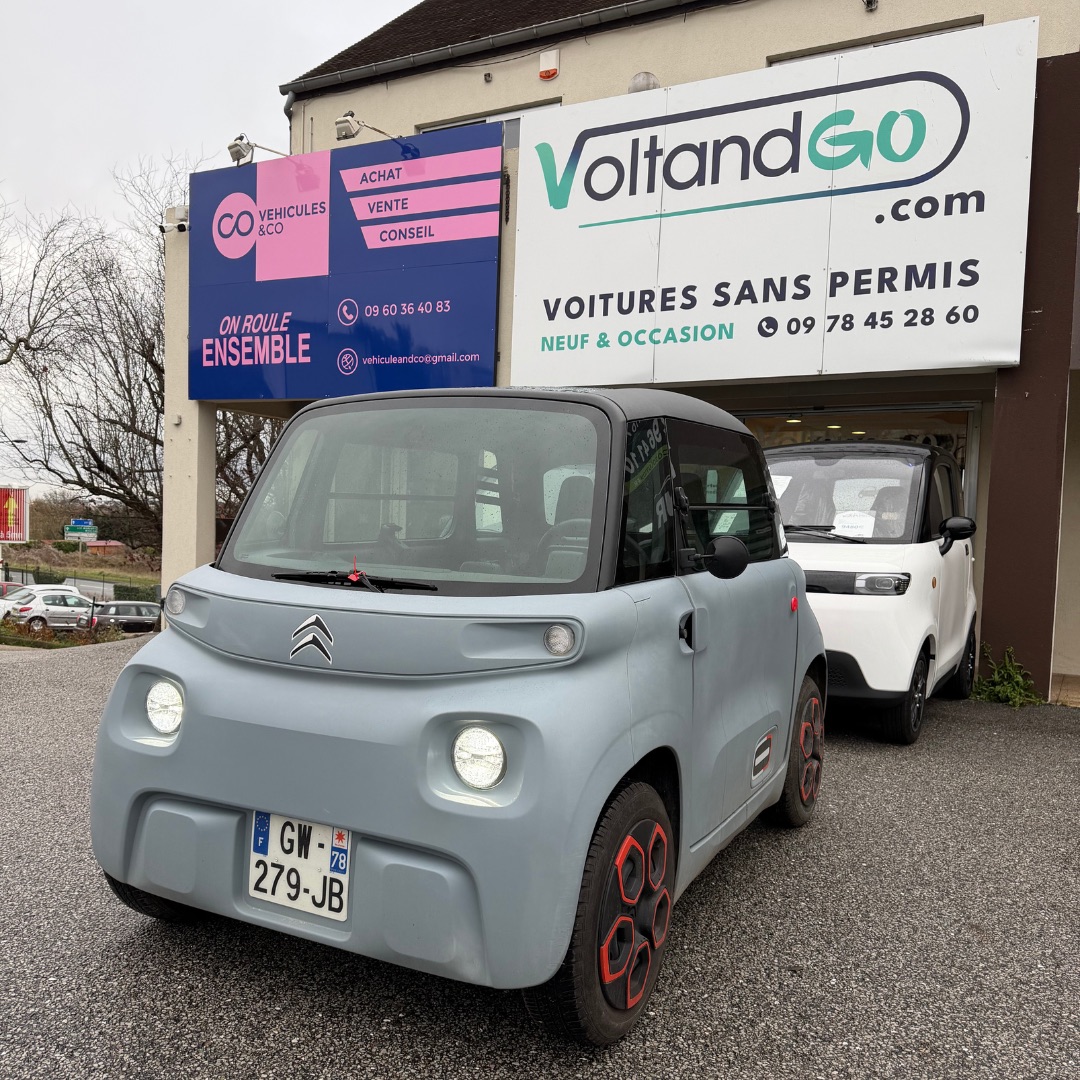 CITROEN AMI TROIS QUART DROIT