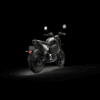 VMOTO TC Vert, vue trois quarts arrière gauche