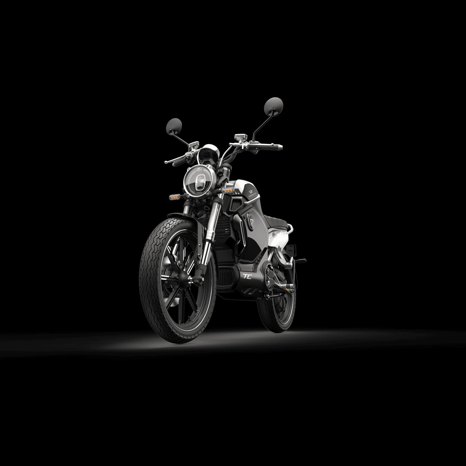VMOTO TC Noir- vue de face