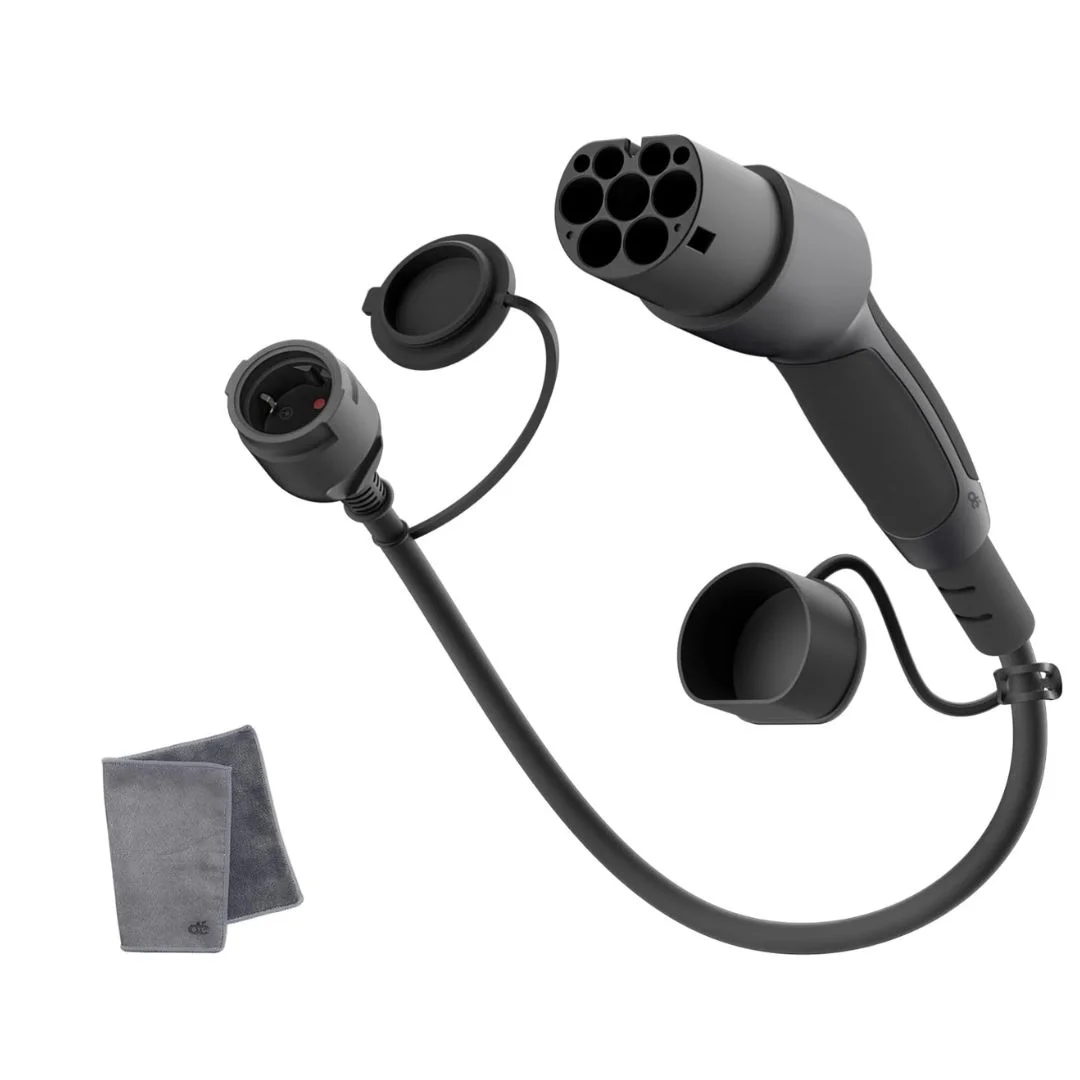 Adaptateur de recharge Type 2 pour voiture sans permis – câble et prise
