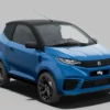 AIXAM e-City Sport bleue – voiture sans permis électrique Aixam occasion 0 km – vue de trois quarts avant