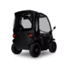 Biro Big noire occasion 2019 2 300 km – voiture sans permis électrique – vue arrière en studio