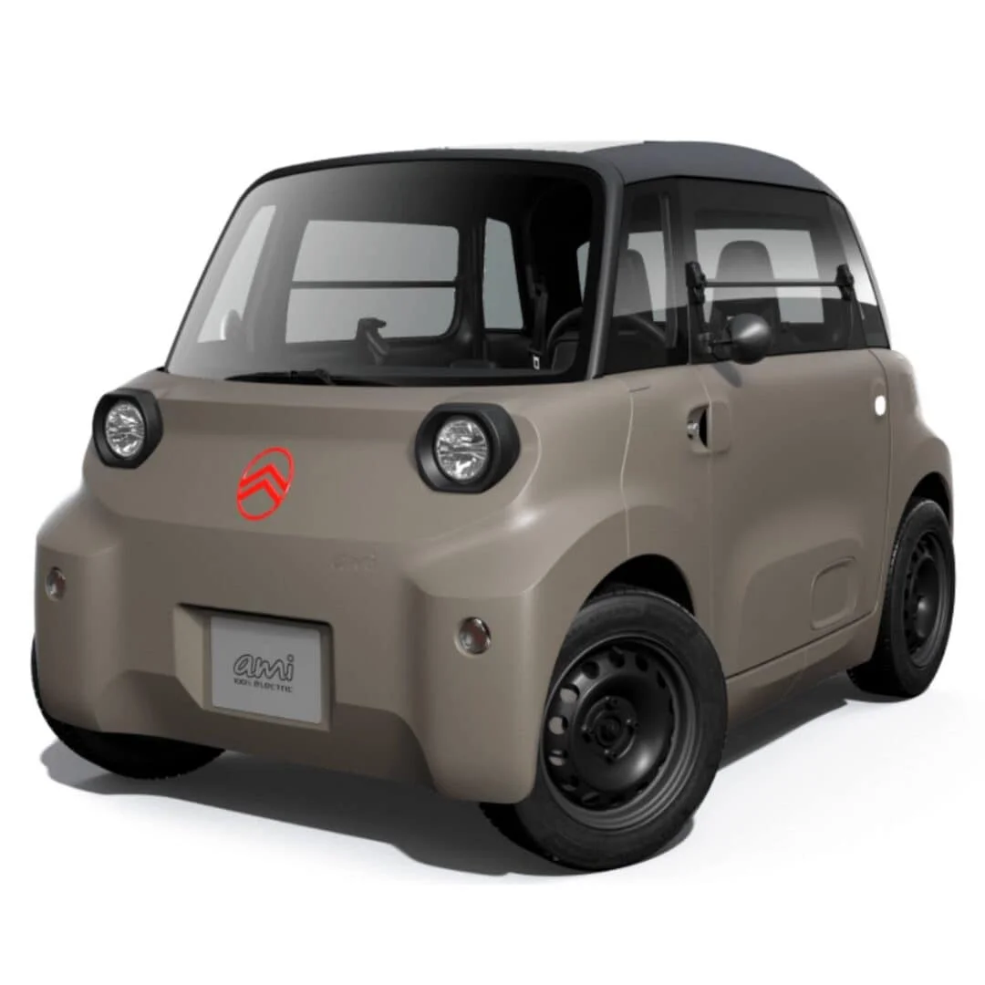 Citroën Ami – voiture sans permis électrique – vue de trois quarts avant, grise