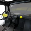 Citroën Ami – voiture sans permis électrique – intérieur et porte ouverte