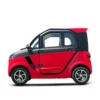 IMF Industrie E-Pauline rouge – voiture sans permis électrique – vue de profil