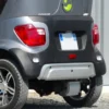 IMF Industrie E-Pauline – voiture sans permis électrique – détail feu arrière et prise de recharge