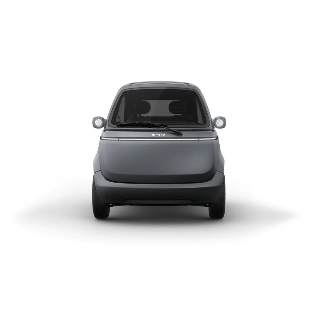MICROLINO – voiture électrique permis B1 – vue de face, grise