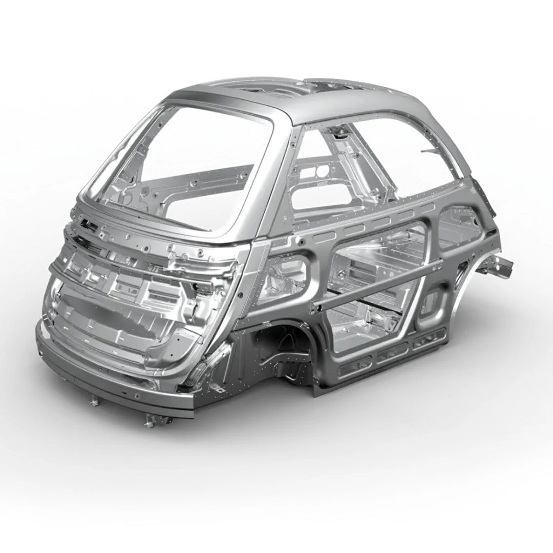 MICROLINO – voiture électrique permis B1 – écorché technique du châssis