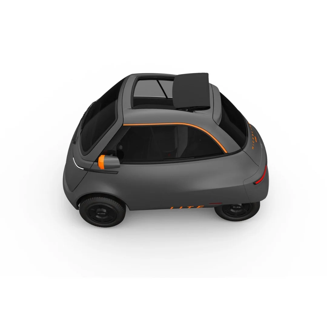 Location MICROLINO Lite 3 mois – voiture électrique sans permis – vue arrière