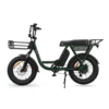 NIU BQi Utility 200 – vélo cargo électrique utilitaire – vue de profil, vert