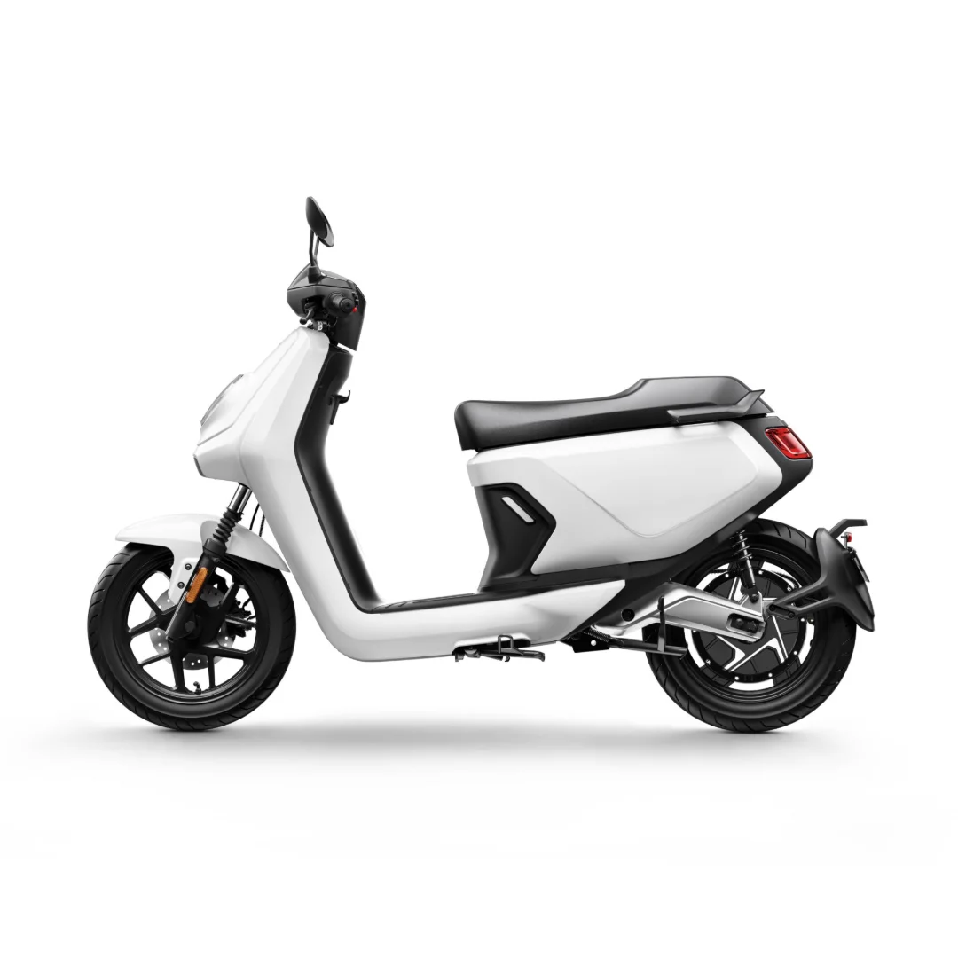 NIU MQi GT 100 – scooter électrique 125 cm3 – vue de profil, blanc
