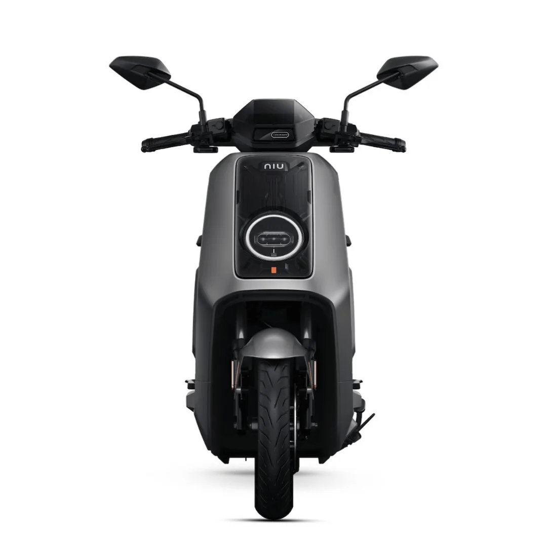 NIU NQiX 500 gris – scooter électrique 125 cm3 – vue de face