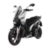 SILENCE S01+ gris foncé – scooter électrique 125 cm3 – vue de trois quarts avant