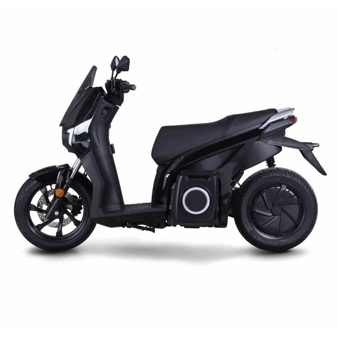 SILENCE S01 – scooter électrique 125 cm3 – vue de profil, noir