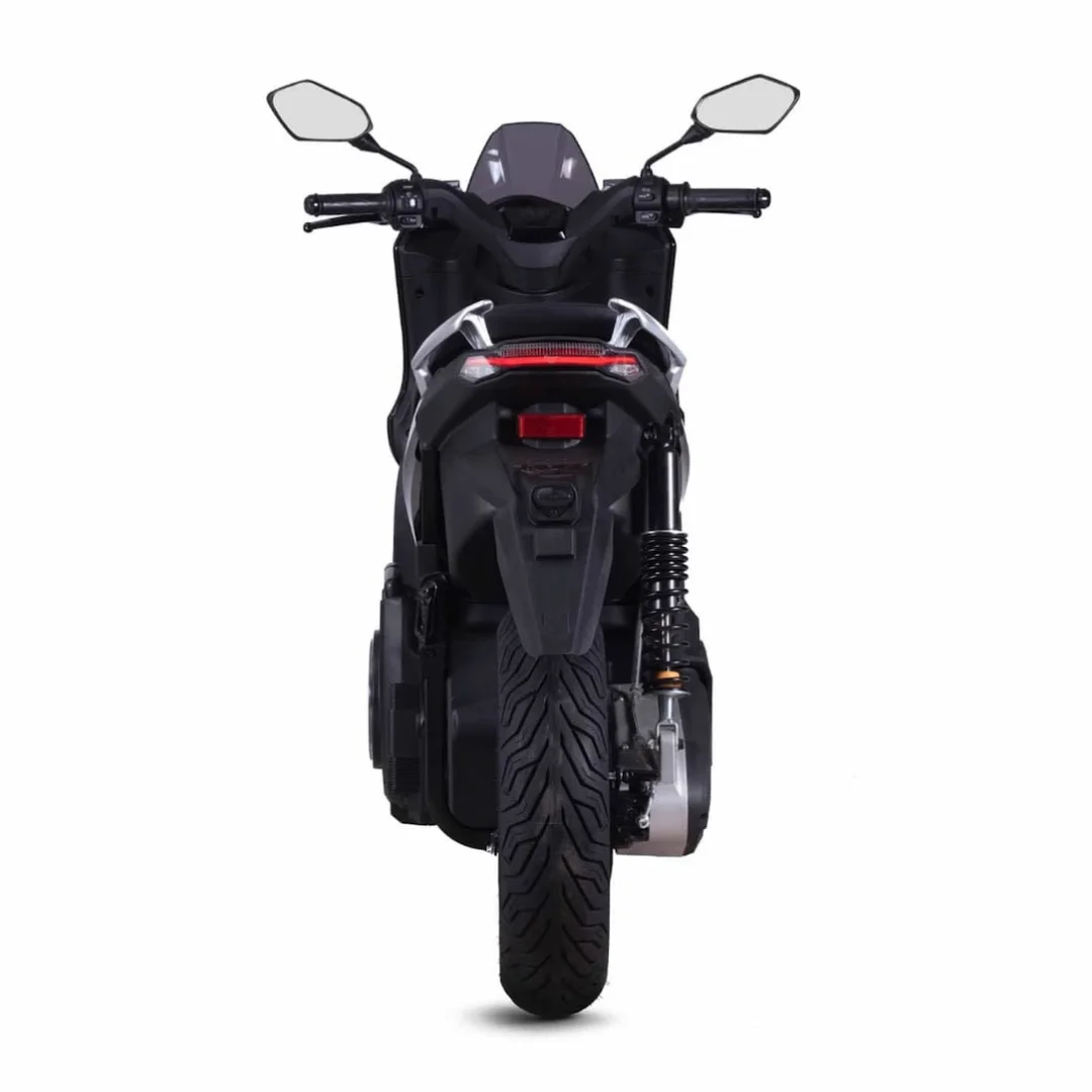SILENCE S01 – scooter électrique 125 cm3 – vue arrière, noir