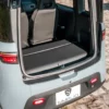 Location Simplici S1 – voiture sans permis électrique en Île-de-France – coffre arrière ouvert