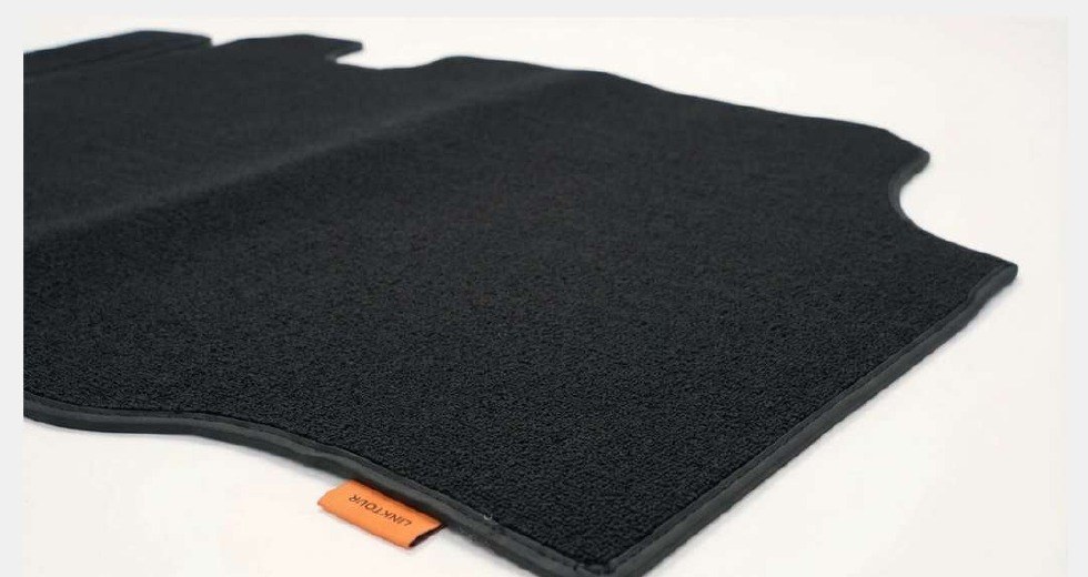 Détail du tapis de sol en TPE Linktour Alumi