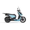 VMOTO CPX Explorer – scooter électrique 125 cm3 – vue de trois quarts avant, bleu