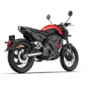 VMOTO TC Max 125cc – moto électrique 125 cm3 – vue de trois quarts arrière, rouge
