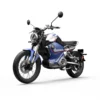 VMOTO TC Max 125cc – moto électrique 125 cm3 – vue de trois quarts avant, bleu