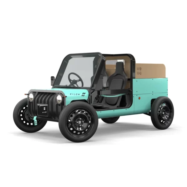 KILOW - La Bagnole Turquoise – vue 3/4 avant
